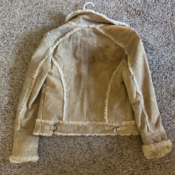 Wilson’s Leather Suede, Fur Coat - Picture 4 of 7